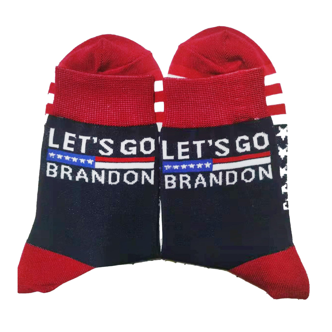 Let's Go Brandon Red Socks