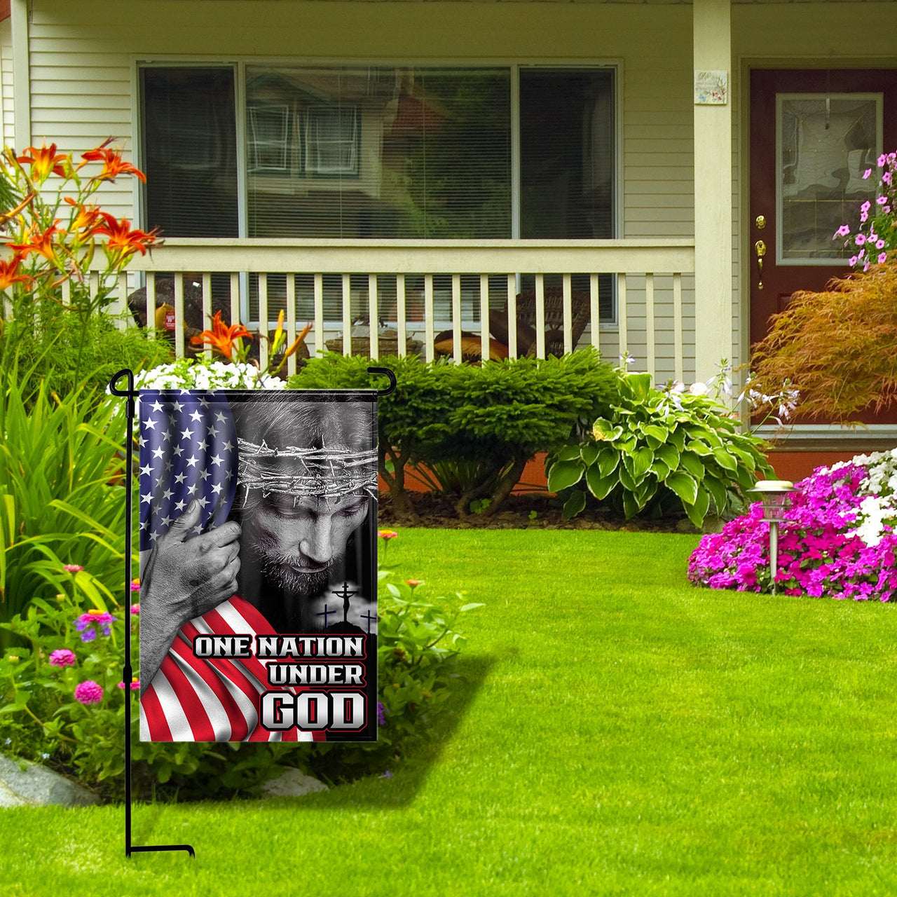 One Nation Under God Limited Edition Yard Flag