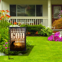 He Who Kneels Before God Yard Flag
