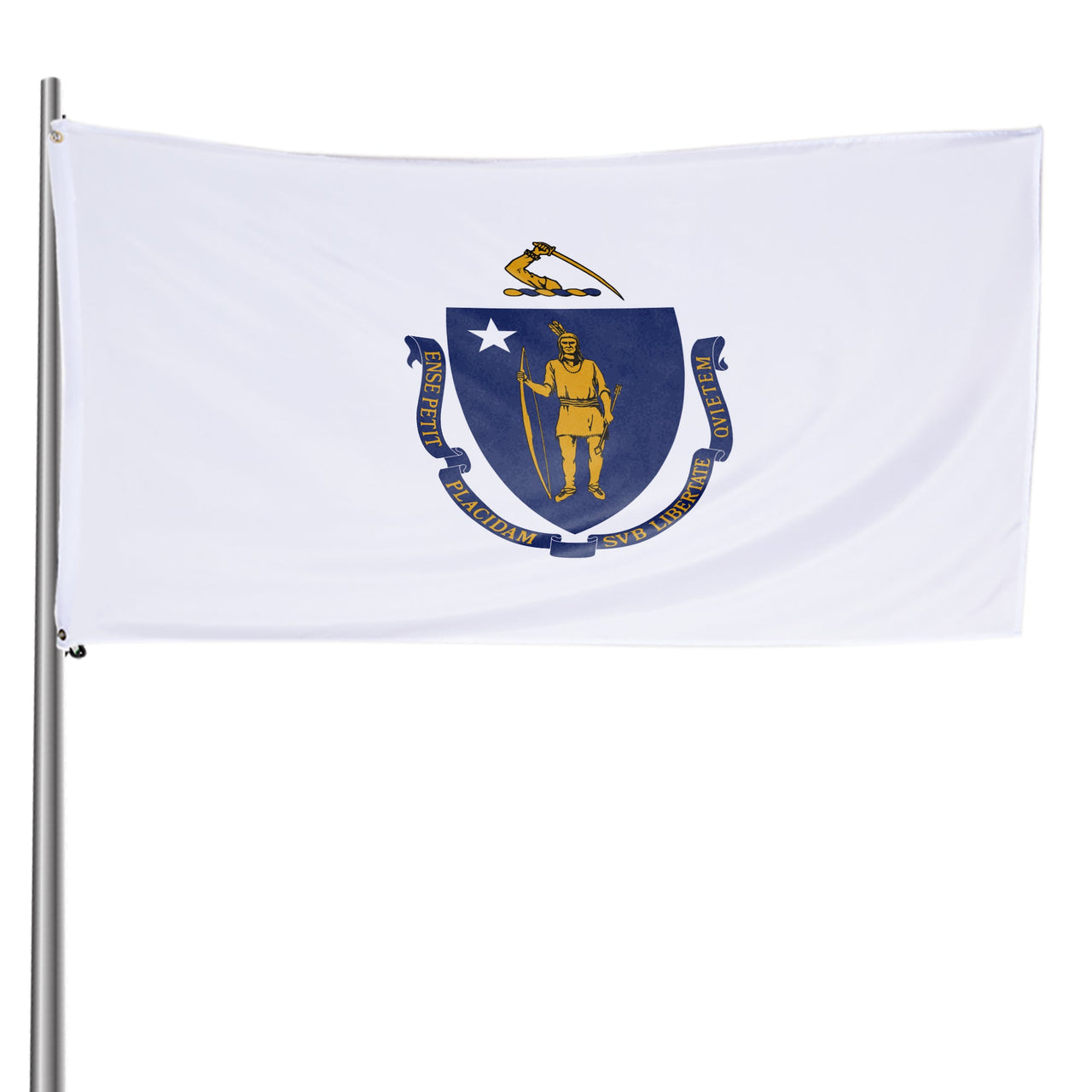 Massachusetts State Flag 3 x 5 Feet