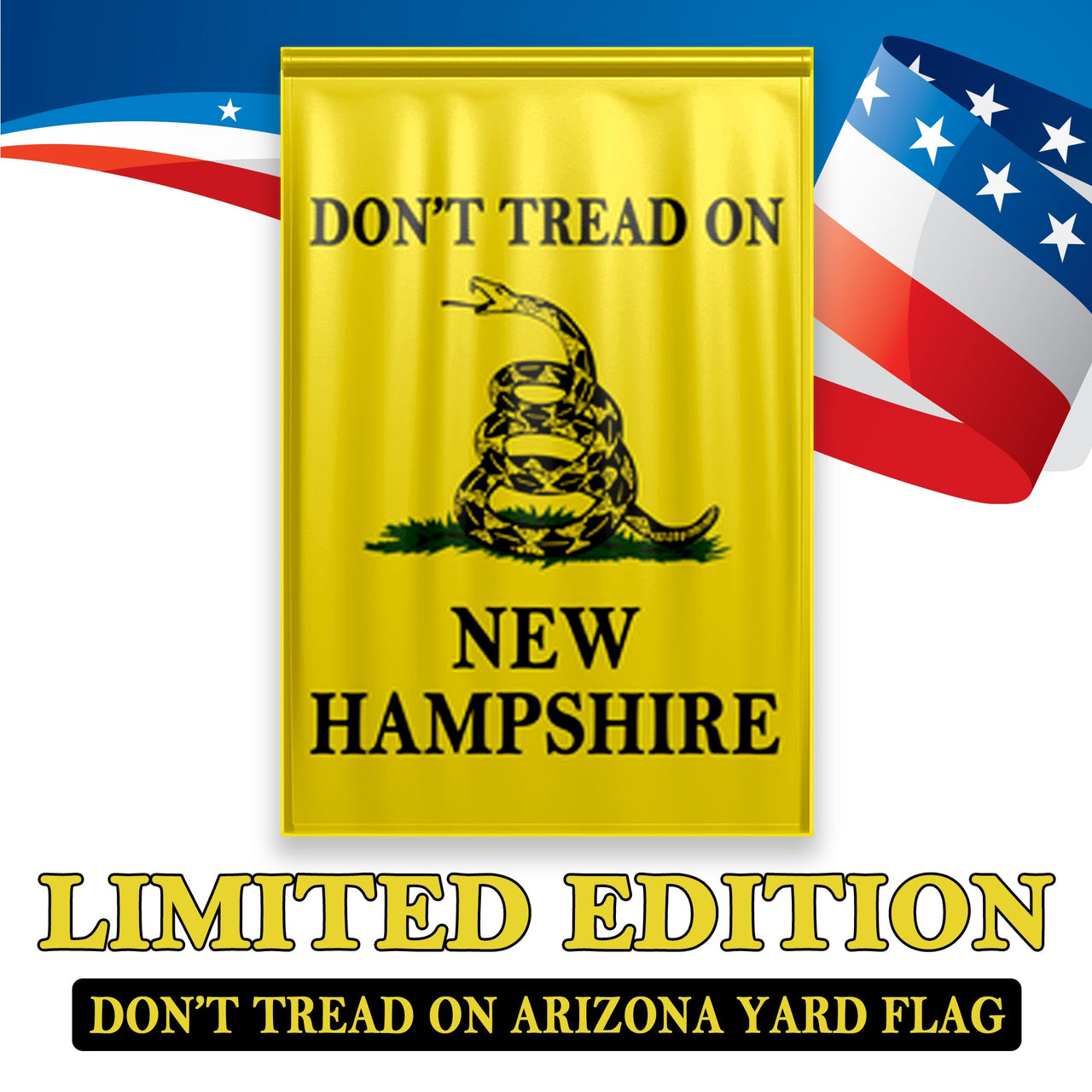 Don't Tread On Nebraska Yard Flag- Limited Edition Garden Flag