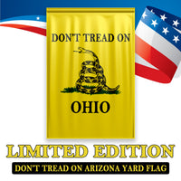 Don't Tread On Ohio Yard Flag- Limited Edition Garden Flag
