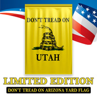 Don't Tread On Utah Yard Flag- Limited Edition Garden Flag