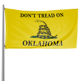 Don't Tread on Oklahoma 3 x 5 Gadsden Flag - Limited Edition