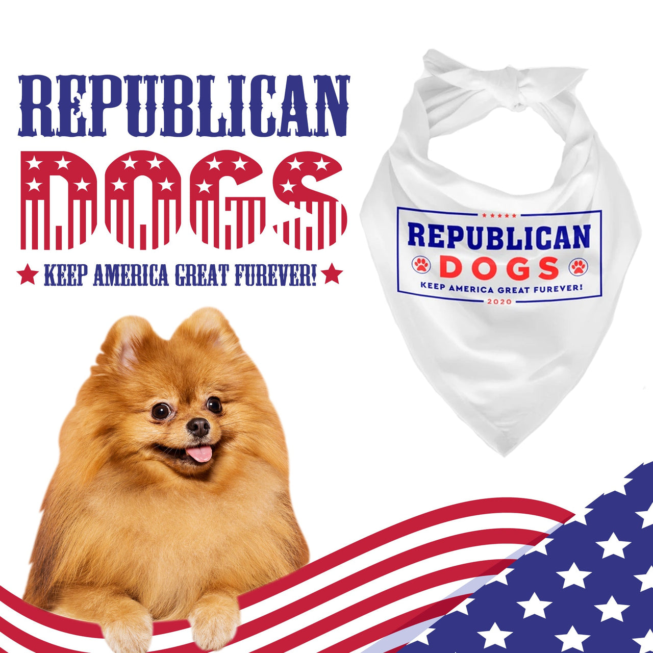 Republican Dogs Bandana