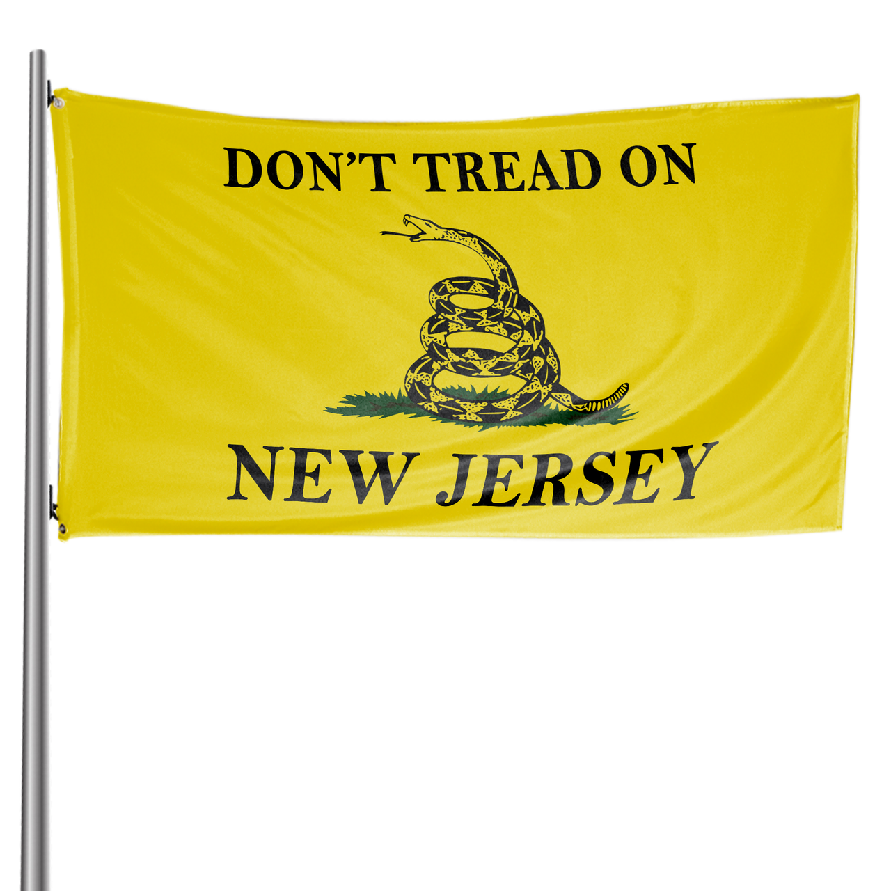 Don't Tread on New Jersey 3 x 5 Gadsden Flag - Limited Edition