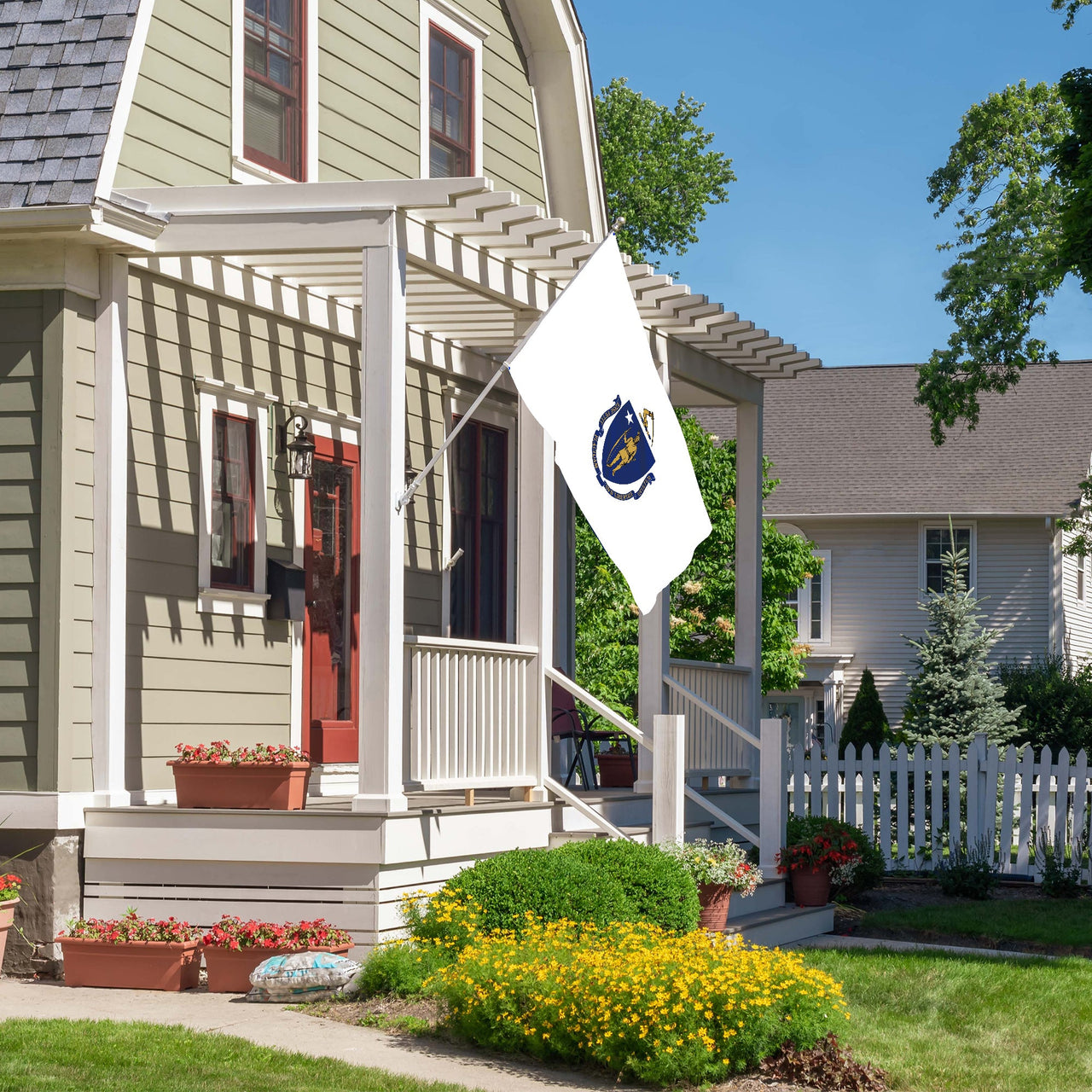 Massachusetts State Flag 3 x 5 Feet