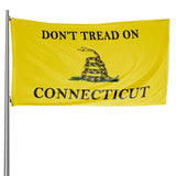 Don't Tread on Connecticut 3 x 5 Gadsden Flag - Limited Edition