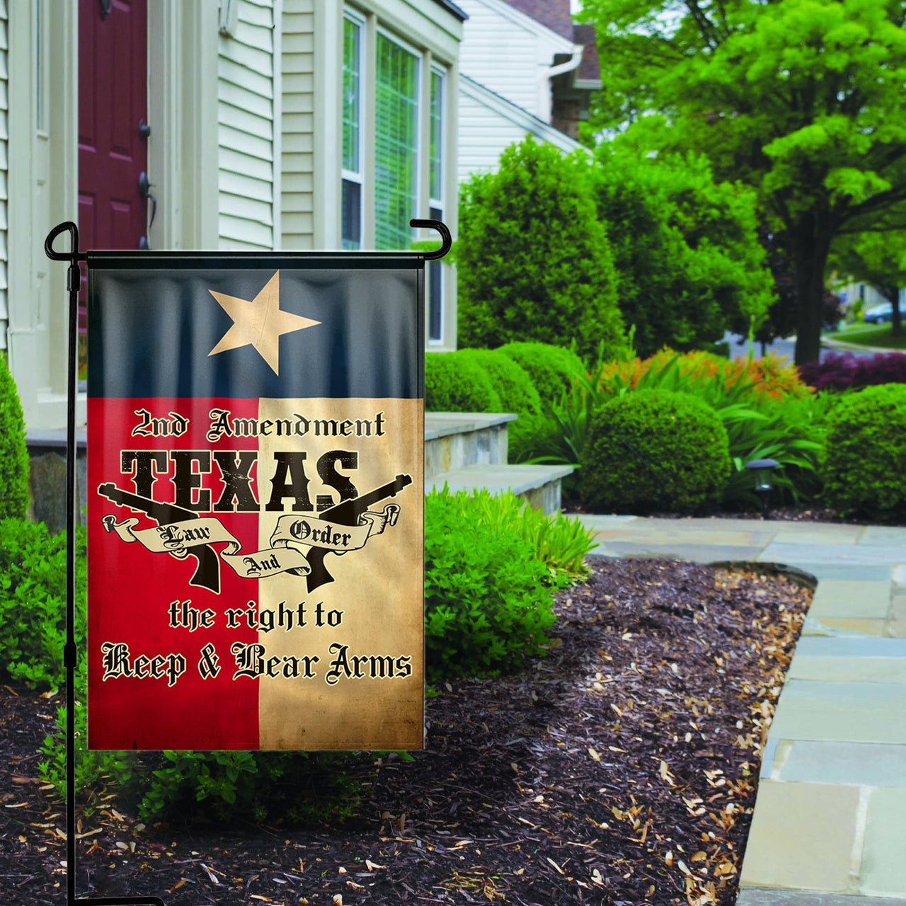 Texas Law & Order Yard Flag