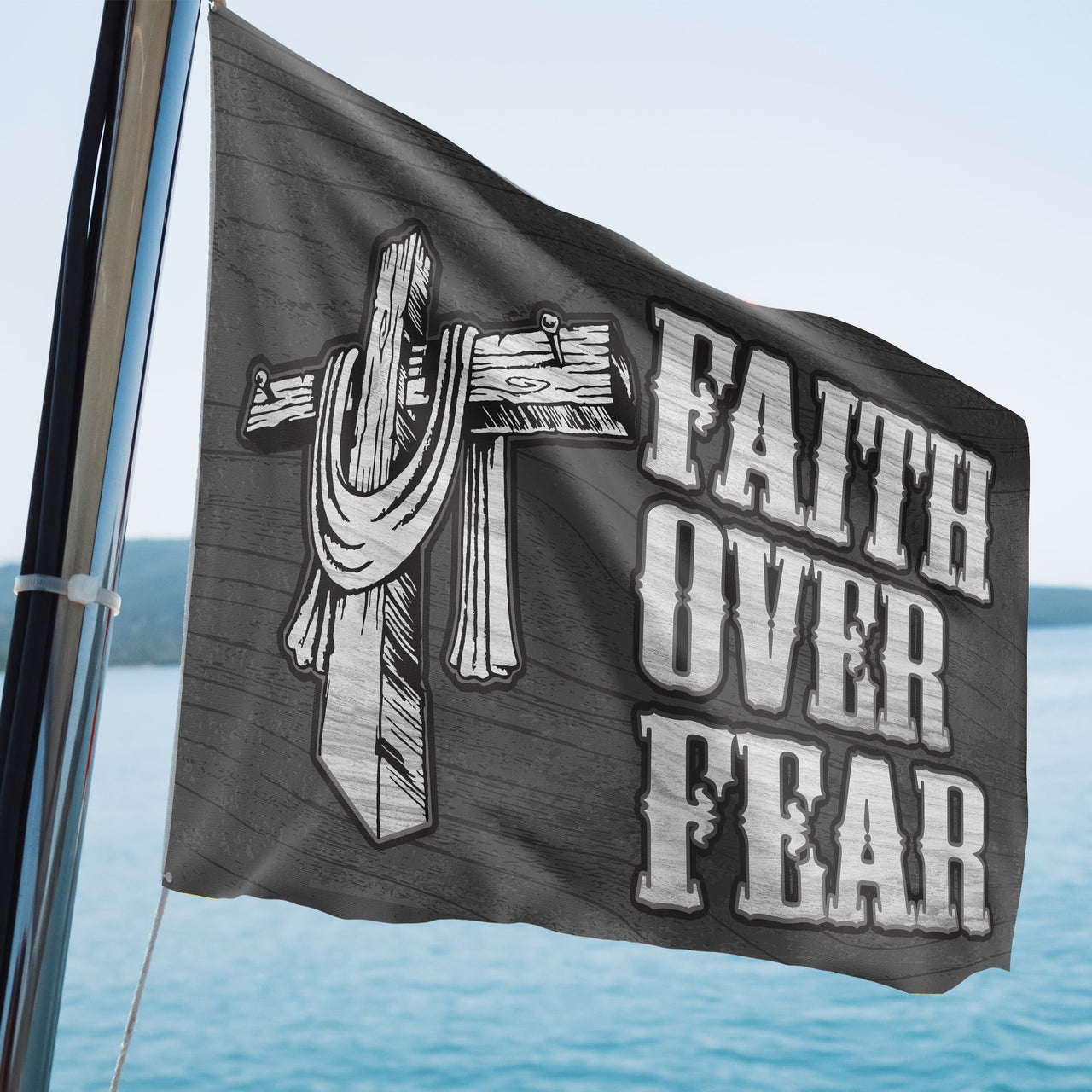 Faith Over Fear 3 X 5 Flag