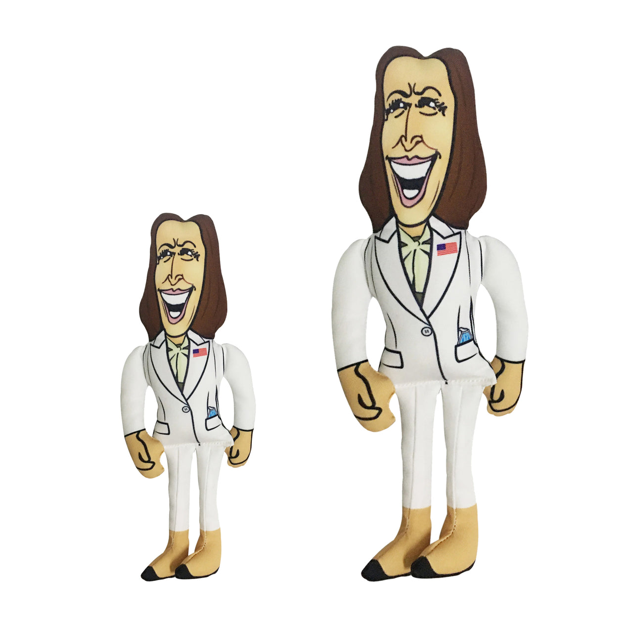 Extra Large Kamala Harris Tough Plush Dog Chew Toy with Squeaker - Official Republican Dogs