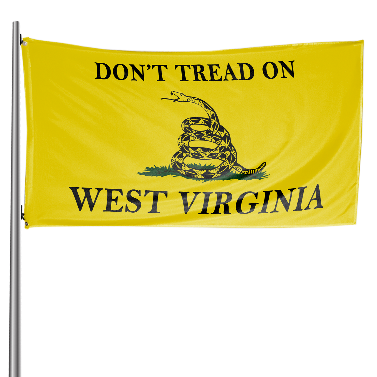 Don't Tread on West Virginia 3 x 5 Gadsden Flag - Limited Edition