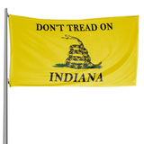 Don't Tread on Indiana 3 x 5 Gadsden Flag - Limited Edition