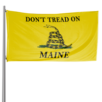 Don't Tread on Maine 3 x 5 Gadsden Flag - Limited Edition