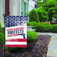 Second Amendment Protects Everything Yard Flag