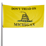 Don't Tread on Michigan 3 x 5 Gadsden Flag - Limited Edition
