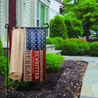 It Doesn't Need to Be Rewritten It Needs To Be Re Read Yard Flag