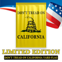 Don't Tread On California Yard Flag- Limited Edition Garden Flag