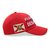 Florida For Desantis Limited Edition Red Embroidered Hat