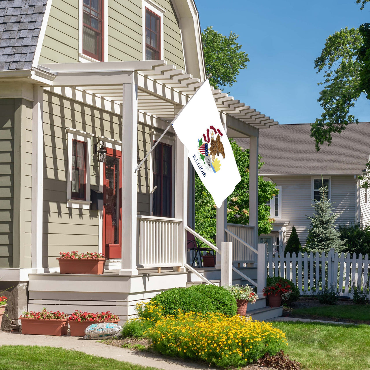 Illinois State Flag 3 x 5 Feet