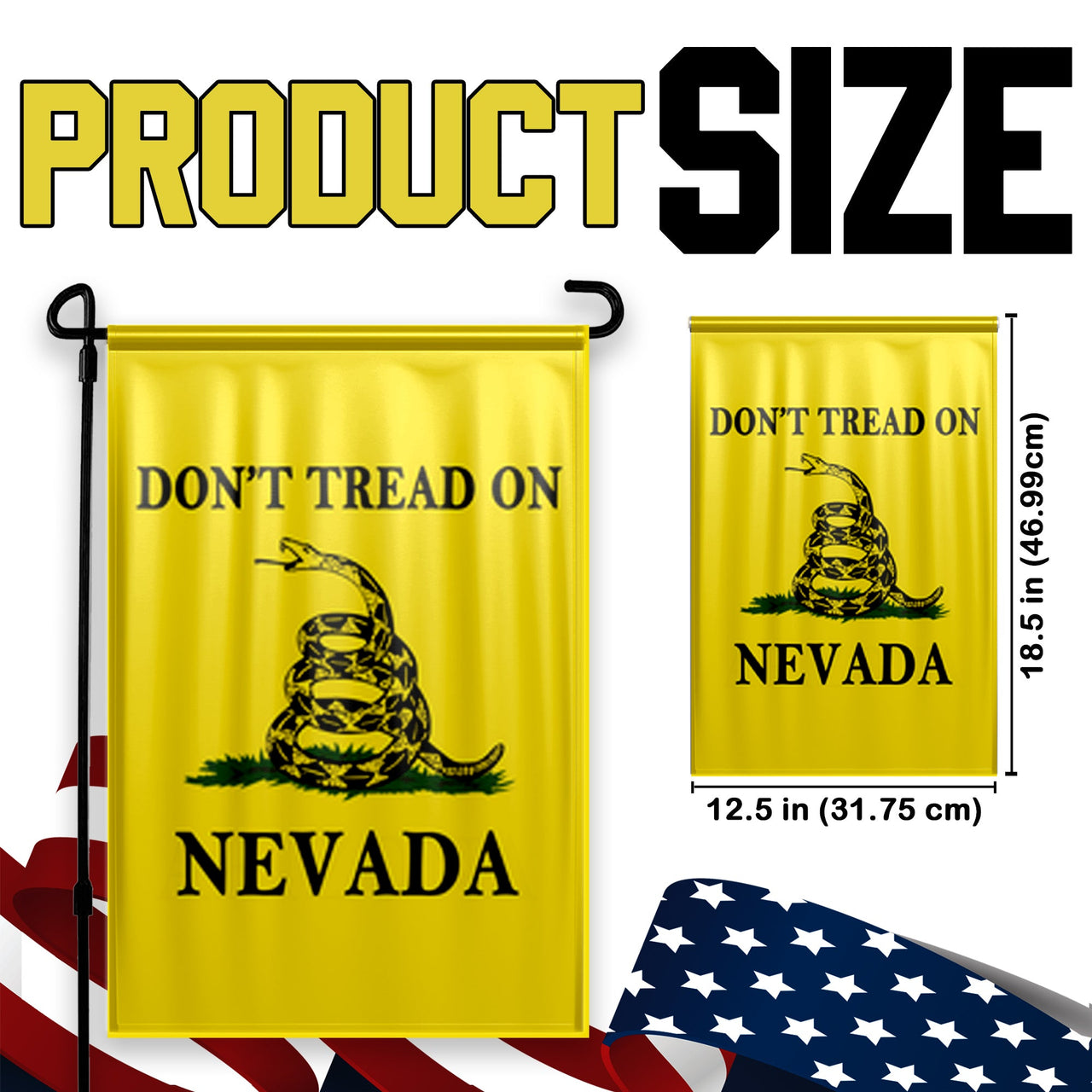 Don't Tread On Nevada Yard Flag- Limited Edition Garden Flag