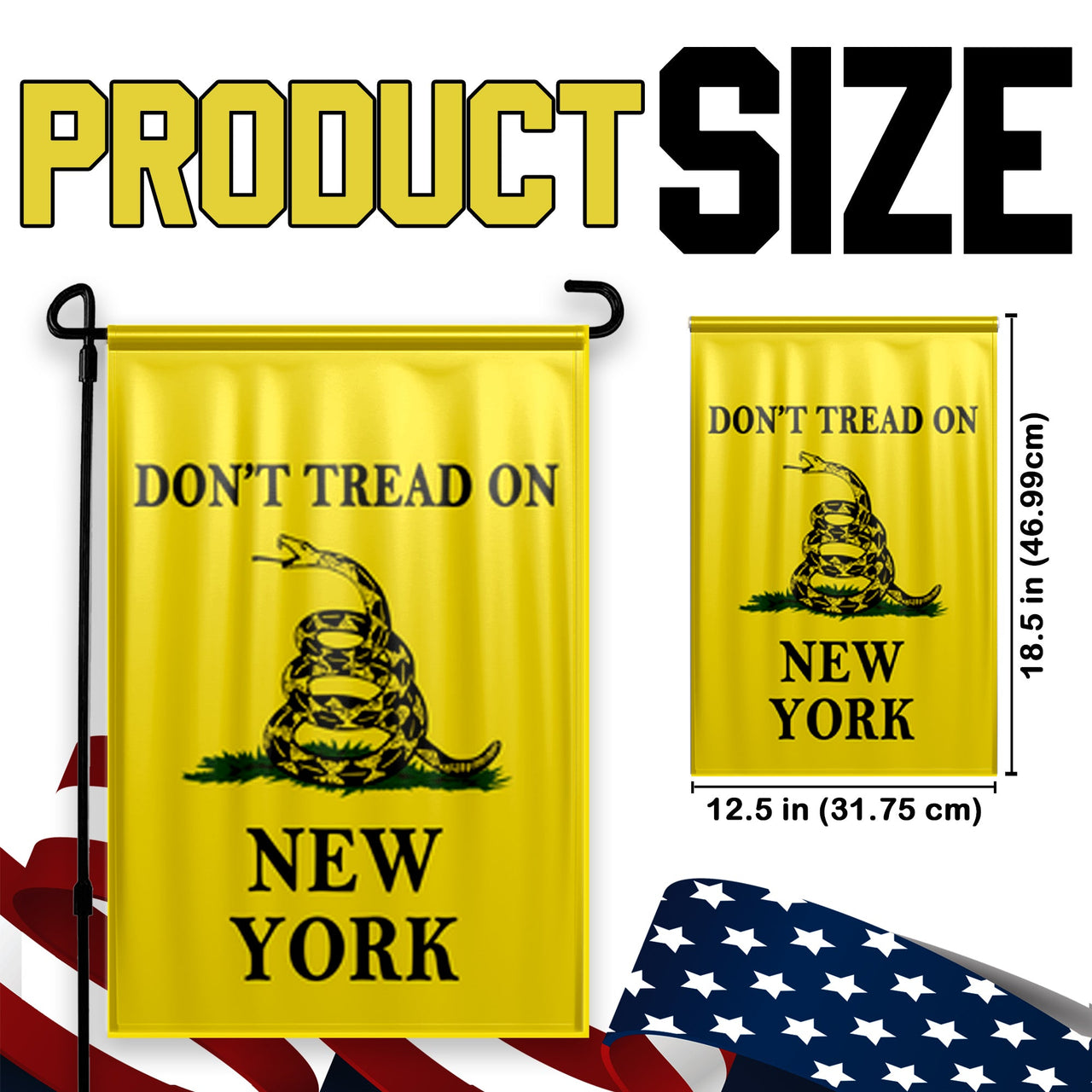 Don't Tread On New York Yard Flag- Limited Edition Garden Flag