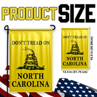 Don't Tread On North Carolina Yard Flag- Limited Edition Garden Flag