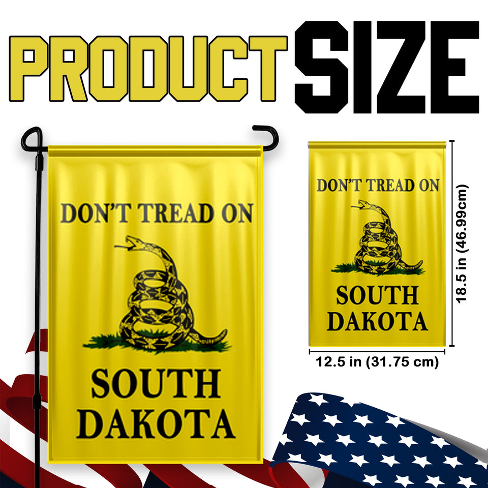Don't Tread On South Dakota Yard Flag- Limited Edition Garden Flag