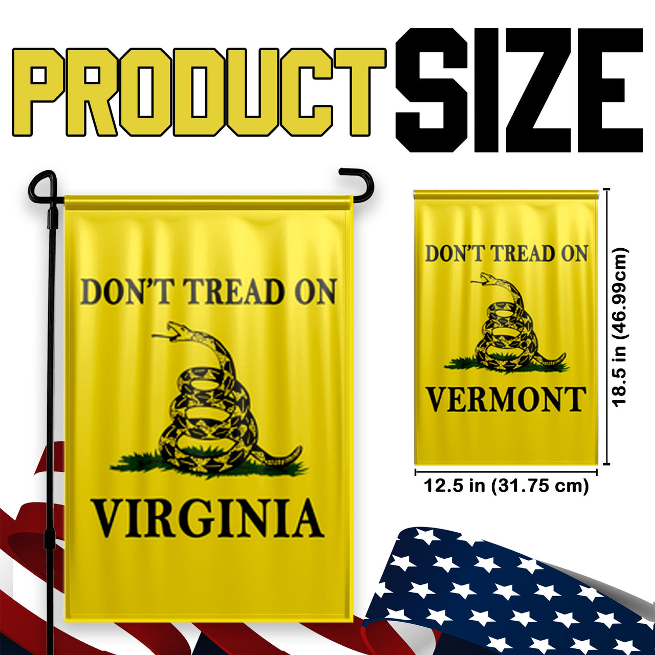 Don't Tread On Virginia Yard Flag- Limited Edition Garden Flag