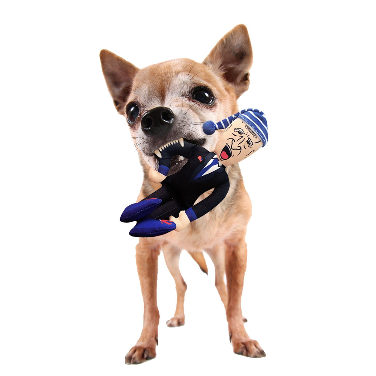 Sleepy Joe Biden & Nancy Tough Plush Dog Chew Toys with Squeakers - Official Republican Dogs Bundle