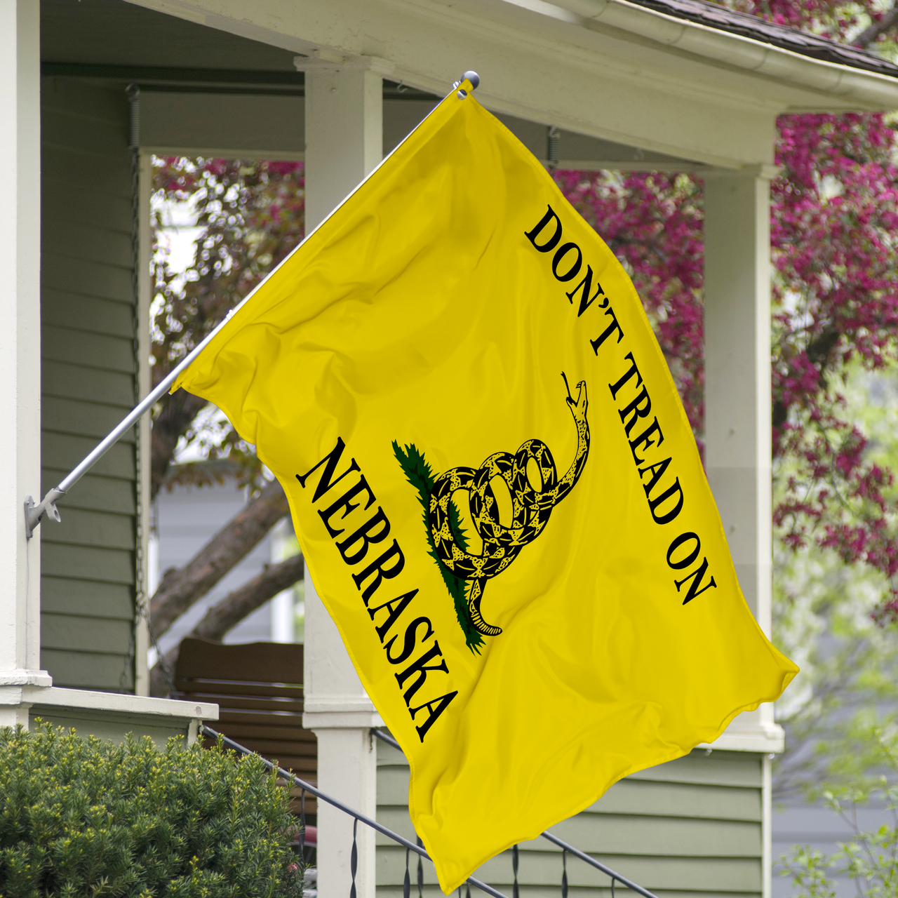 Don't Tread on Nebraska 3 x 5 Gadsden Flag - Limited Edition