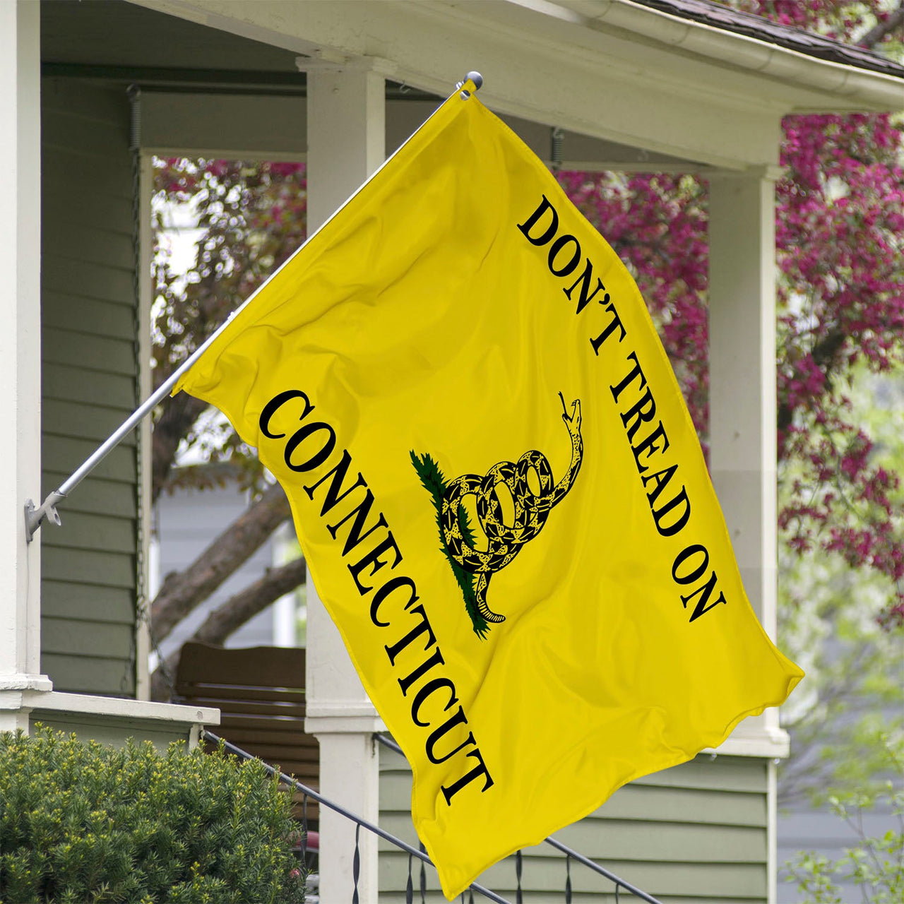 Don't Tread on Connecticut 3 x 5 Gadsden Flag - Limited Edition