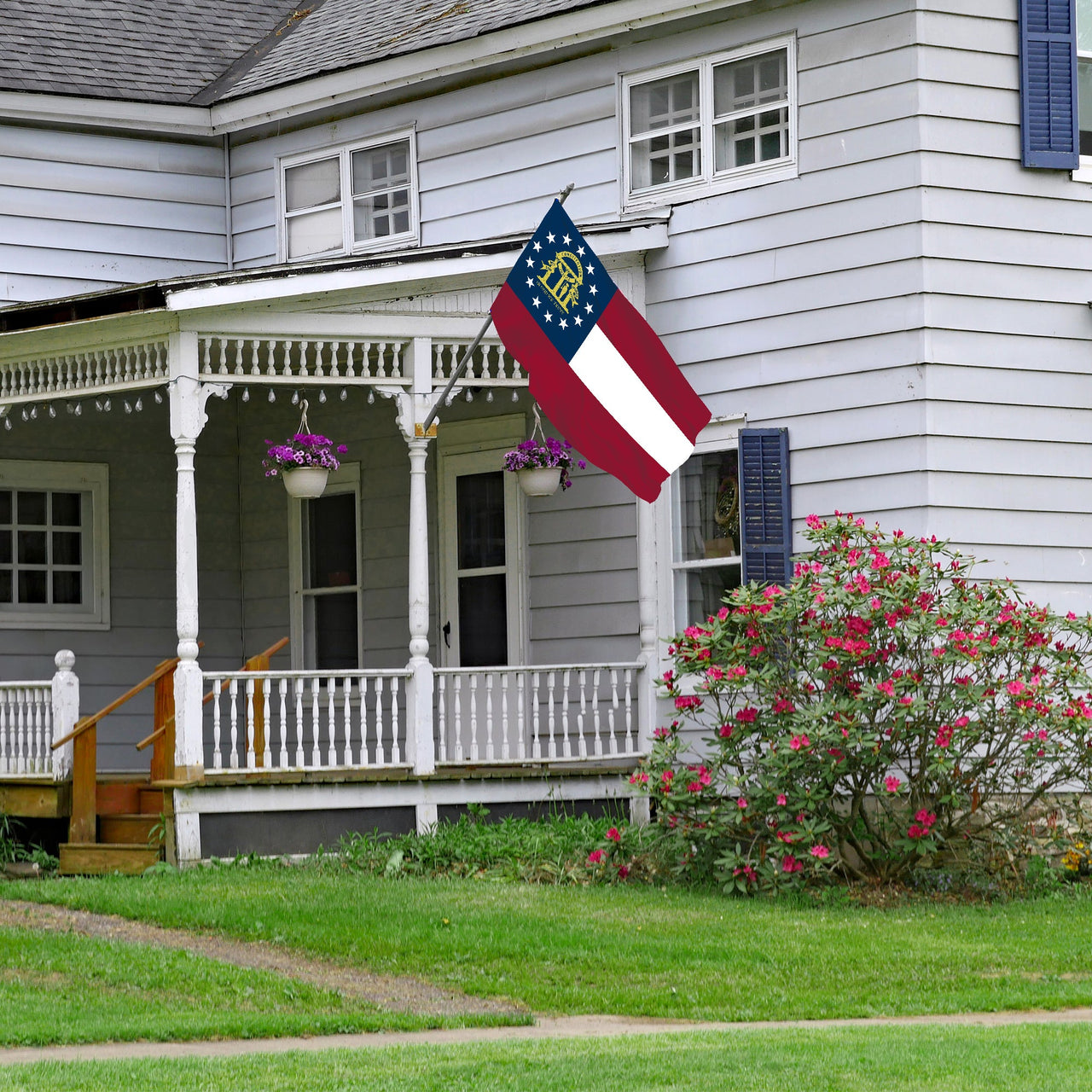Georgia State Flag 3 x 5 Feet