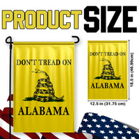 Don't Tread On Alabama Yard Flag- Limited Edition Garden Flag