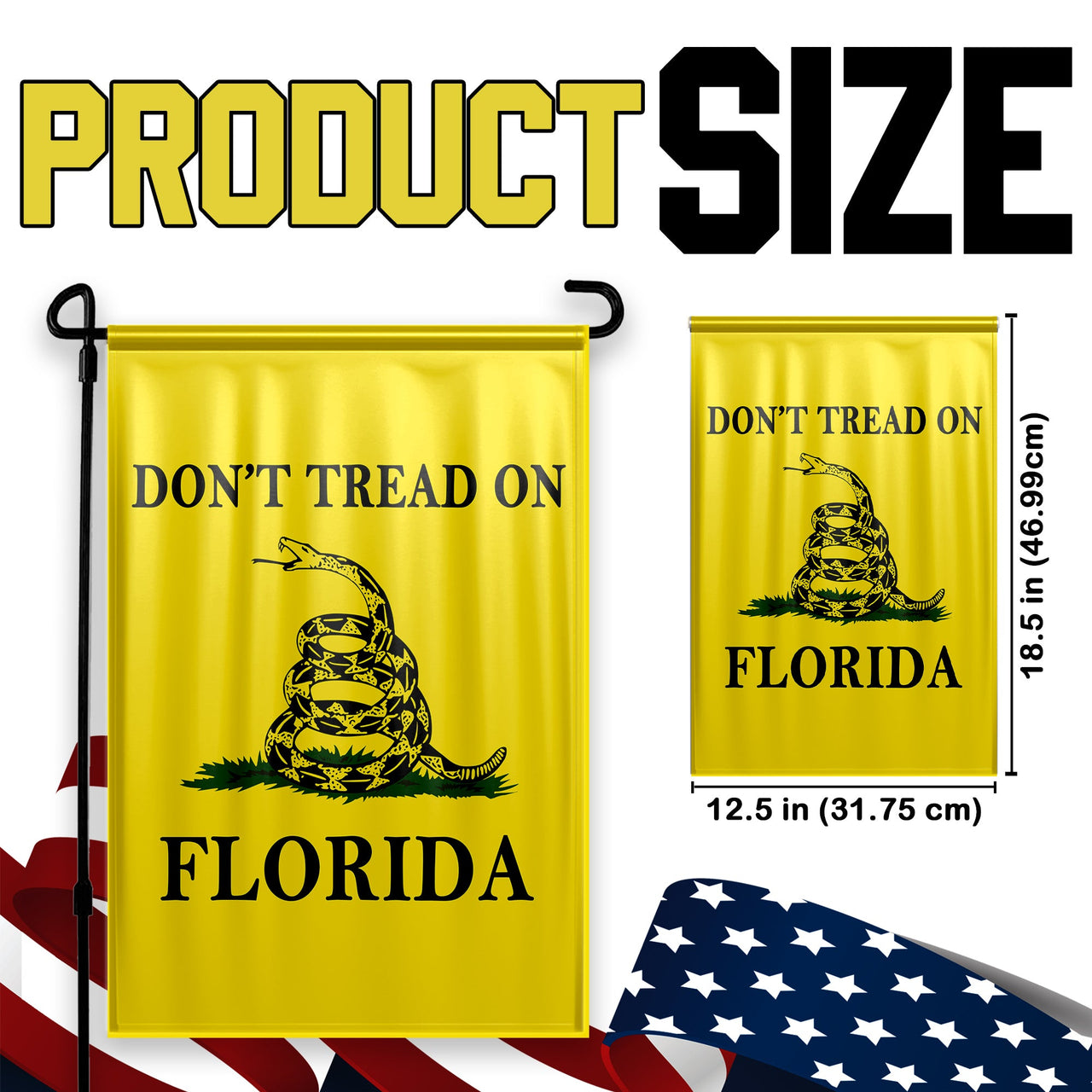 Don't Tread On Florida Yard Flag- Limited Edition Garden Flag