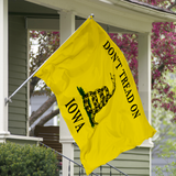 Don't Tread on Iowa 3 x 5 Gadsden Flag - Limited Edition