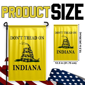 Don't Tread On Indiana Yard Flag- Limited Edition Garden Flag