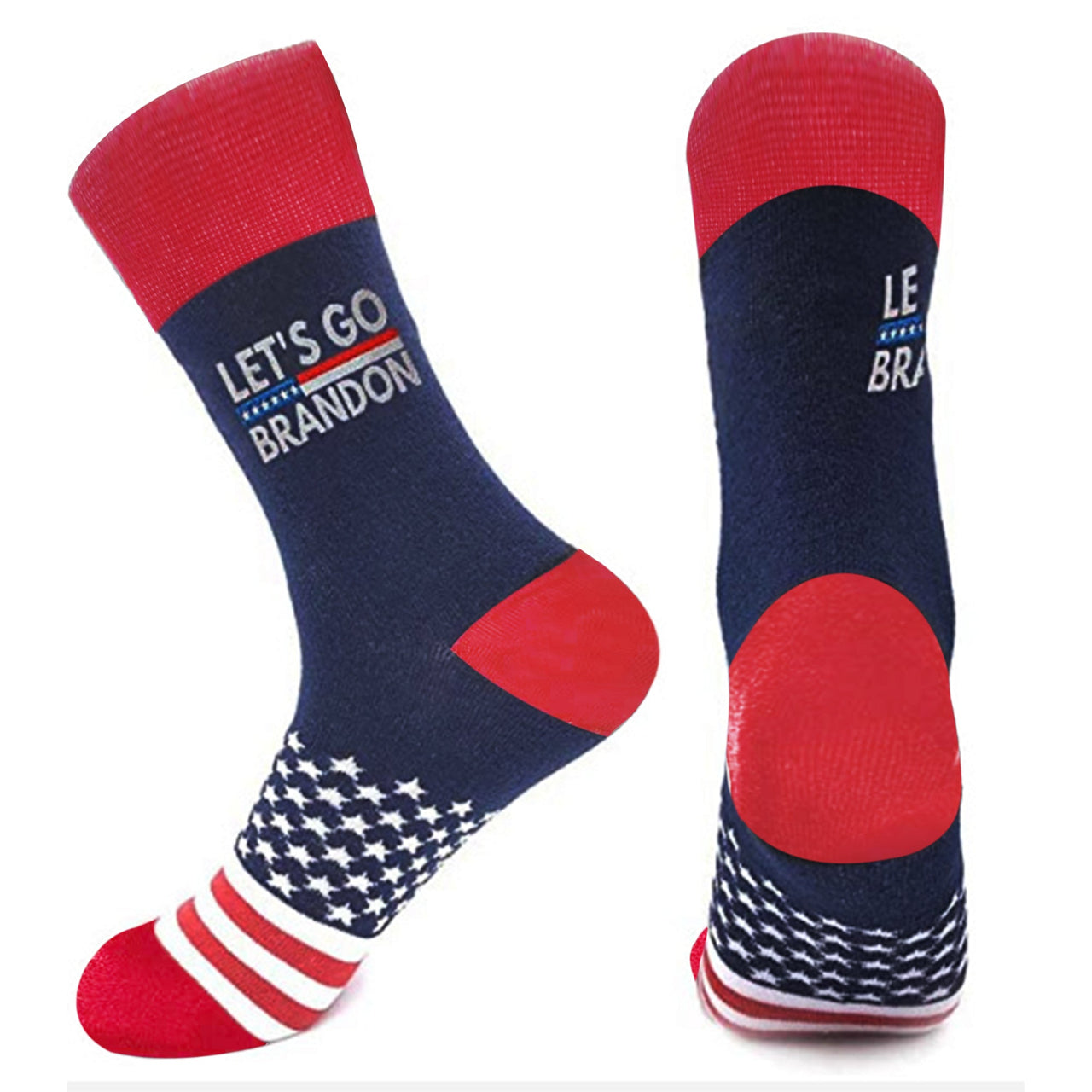 Let's Go Brandon Red Socks