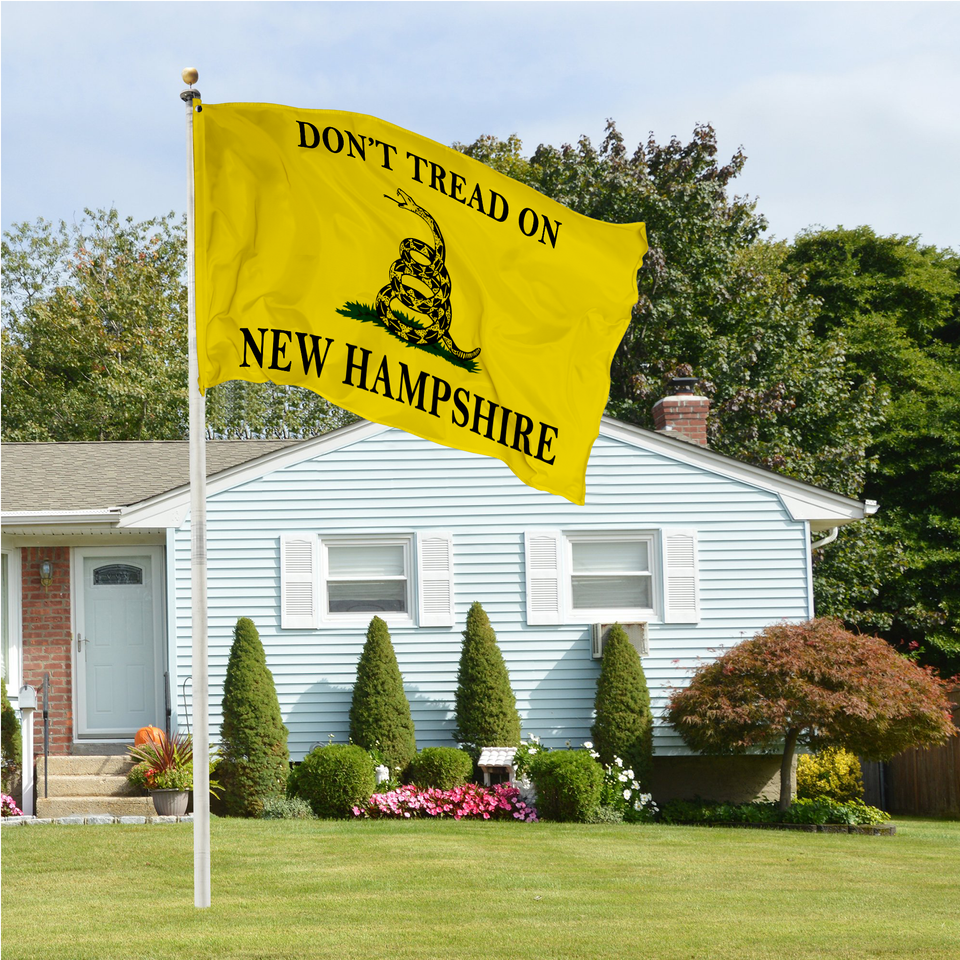 Don't Tread on New Hampshire 3 x 5 Gadsden Flag - Limited Edition