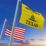 Don't Tread on Texas 3 x 5 Gadsden Flag - Limited Edition