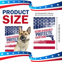 Second Amendment Protects Everything Yard Flag