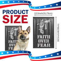 Faith Over Fear Yard Flag