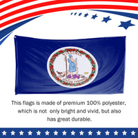 Virginia State Flag 3 x 5 Feet
