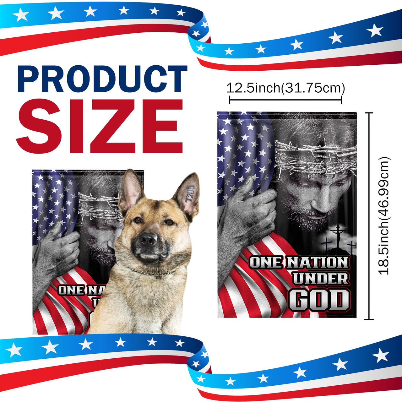 One Nation Under God Limited Edition Yard Flag