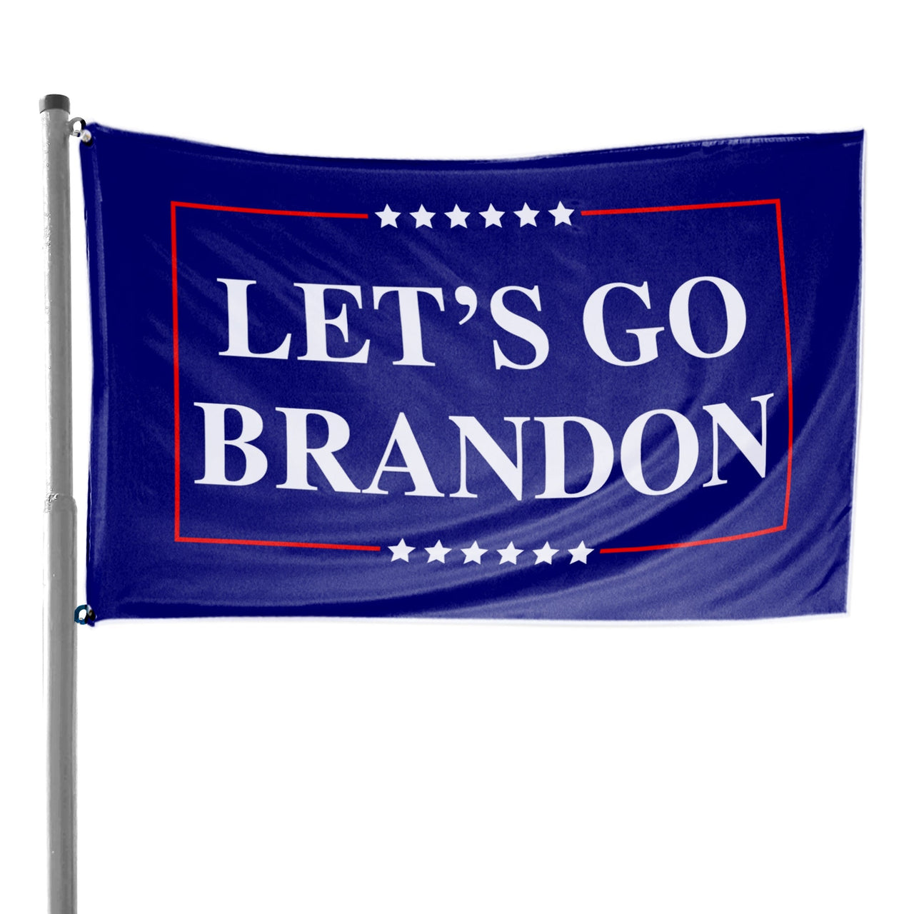 Let Go Brandon Starter Pack - Includes Full Size 3 x 5 Flag - Garden Flag - Embroidered Hat