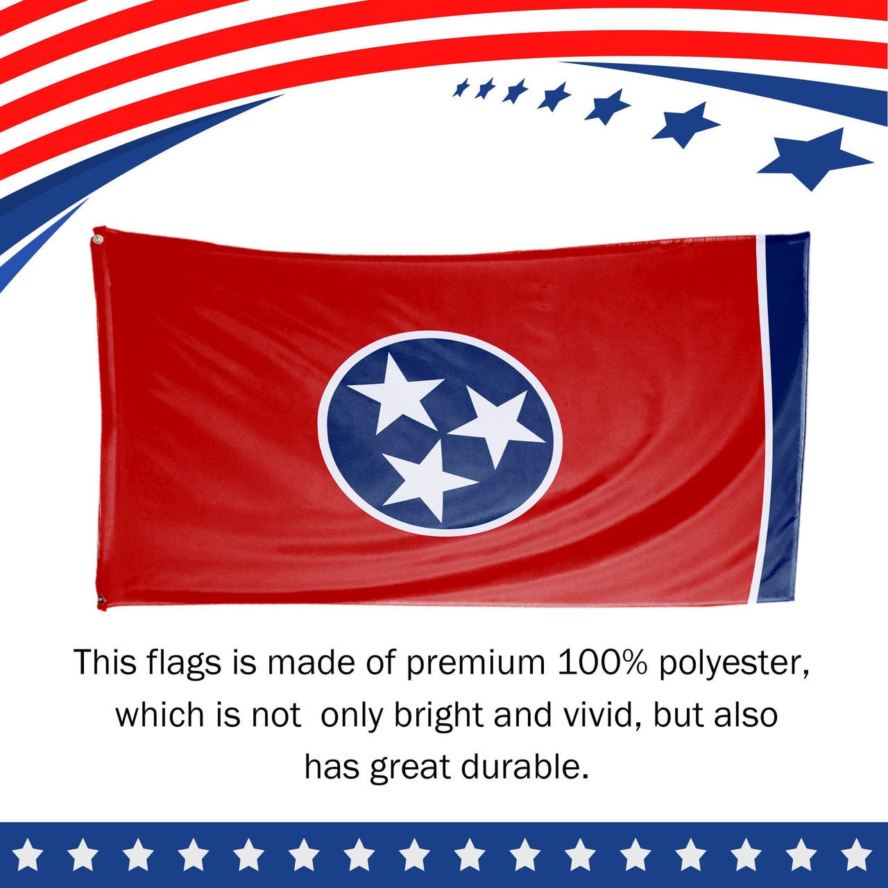 Tennessee State Flag 3 x 5 Feet