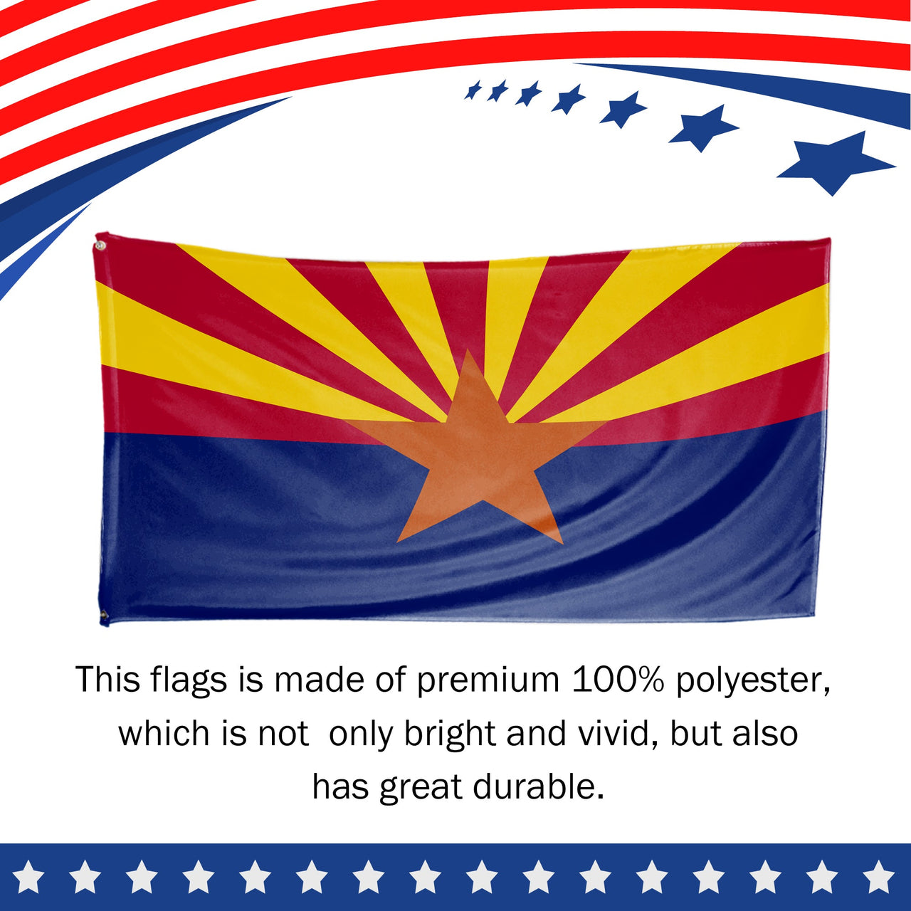 Arizona State Flag 3 x 5 Feet