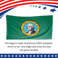 Washington State Flag 3 x 5 Feet
