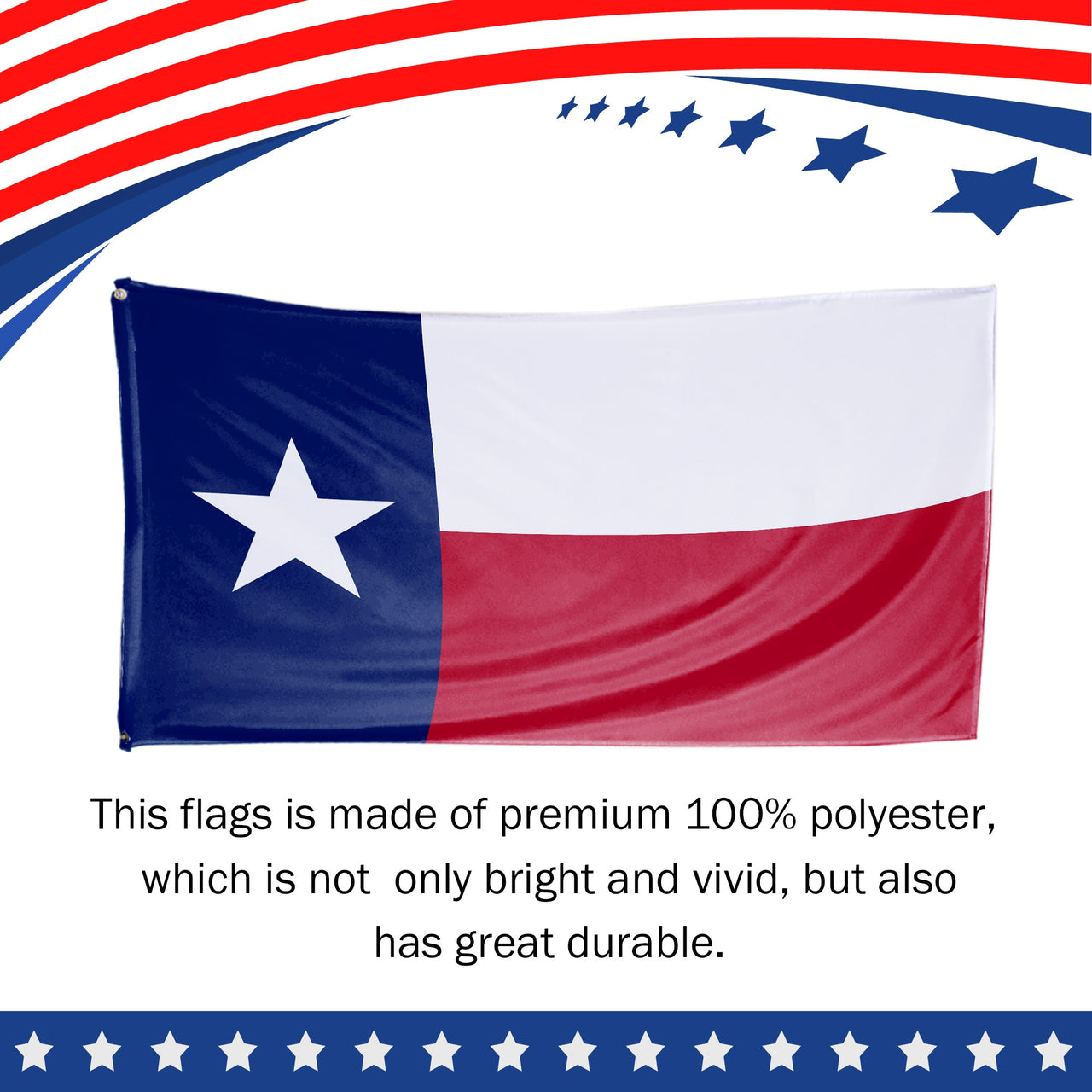 Texas State Flag 3 x 5 Feet