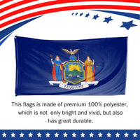 New York State Flag 3 x 5 Feet